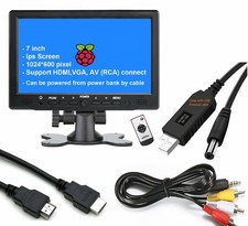 7 inch Mini Monitor HD 1080P Small Monitor Portable Monitor Screen for PC/TV/DVD picture