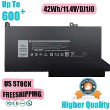 2PCS DJ1J0 BATTERY FOR DELL Latitude 12 7280 7290 13 7380 7390 14 7480 7490 US picture