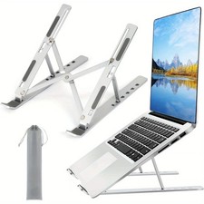 Adjustable Foldable Laptop Stand Aluminum Notebook Riser Computer Holder Desk picture