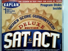 Kaplan SAT ACT PSAT Deluxe Edition Test Prep Software Windows Mac CD-ROM 1999 picture