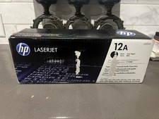 Genuine HP LaserJet 12A Q2612A Black Toner Print Cartridge Sealed OEM New picture