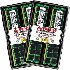 A-Tech 128GB 4x 32GB 4Rx4 PC3-10600R DDR3 1333 ECC RDIMM REG Server Memory RAM picture