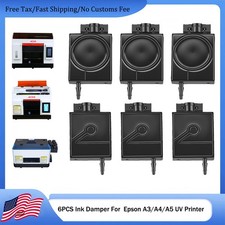 ACHI 6pcs A3 UV printer Black Ink Dampers for EPSON R1390 L800 DX5 UV Printer picture