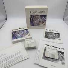 Final Writer Release 5 + Final Writer 97 Upgrade Amiga Complete Box Tested picture