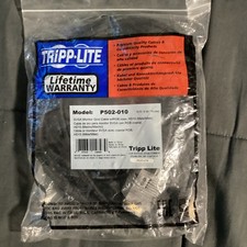Tripp Lite SVGA VGA Cable Gold Plated HD15 Male/Male 10ft Black P502-010 picture