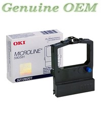52106001 Original OEM Okidata Ribbon, Black Genuine Sealed picture