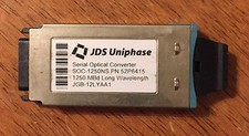 JDS Uniphase SOC-1250NS P/N 52P6415 1250 MBd Long Wavelength JGB-12LYAA1 picture