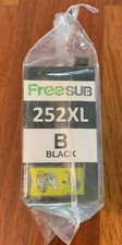 Free Sub 252XL B Black High Yield Ink Cartridge SEALED picture