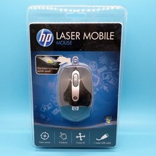 New and Sealed HP Laser Mobile Mouse Black Ultra-Portable Corded USB picture