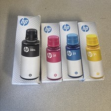 Genuine HP 32XL/31 Black Cyan Magenta Yellow 4PK Ink Bottles SmartTank Plus picture