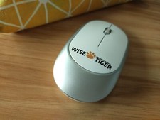 WISE TIGER CREATIVITY IS UNLIMITED Wireless Mouse, 2.4GHz with USB Mini Receiver picture