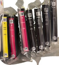 Genuine Epson 273 273XL Ink Lot 7 Sealed 4 Photo Black 2 Magenta 1 Yellow picture