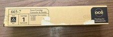 Genuine OCE 665-7 Black Toner Cartridge Variolink 3622 Open Box picture