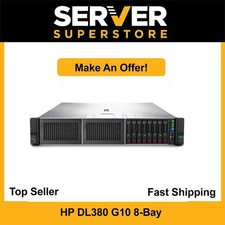 HP ProLiant DL380 G10 Server 2x Gold 6134 -3.20GHz P408i 256GB 6x 1TB SSD +rails picture