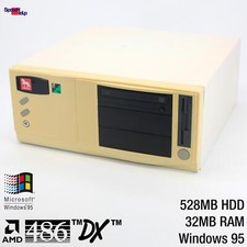Fic 486-Gvt-2 486gio-Vt Amd Dx 40mhz 486 5x Isa Slot Computer Pc Vlb Video Retro picture