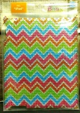 Rhinestone iPad 2 / 3 / 4 GEN Hard Shell Tablet Case Chevron Crystal Bling Glam picture
