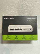 BrosTrend 5-Port 2.5G Muti-Gigabit Ethernet Switch Model No: S2 Plug&Play Silent picture
