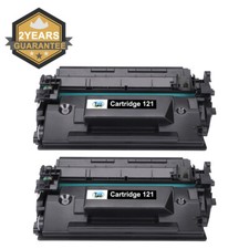 2-Pack Replacement 121 Black Printer Toner Cartridges for Canon imageCLASS D1620 picture
