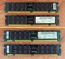 Rare Memory IBM 2x32MB=64MB 63H0935 168-pin 60NS EDO ECC 3.3V (4M x 72) UNTESTED picture