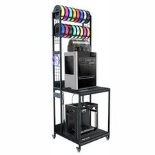 Heavy Duty PRT22 3D Printer Stand W/ Power Hub High Density Polymer Vibration picture