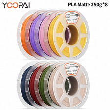 YOOPAI PLA  Matte 8x250g Filament Bundle with Spool for Bambu Lab 3D Printer picture