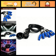19Pin Socapex to 3pin Powercon Cable 3.8FT, 13AWG 6 Way Stage Lighting Power Sup picture