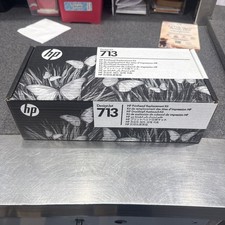 HP Hewlett-Packard Printhead HP713 Genuine Printhead Replacement Kit 3ED58A picture