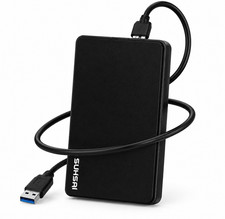 SUHSAI 1TB External Hard Drive USB 3.0 Portable HDD 2.5
