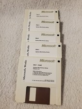 Microsoft Works v.3.0 1992 Apple Macintosh Computer Software 5 3.5
