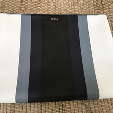 New FURLA Leather Clutch or Ipad Case 12 x 9.5