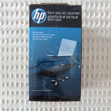  HP 90W Slim AC Adapter – Universal Laptop Charger w/Interchangeable Tips - NOB picture