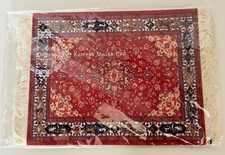 2 Pack Oriental Rug Mouse Pads Persian Style Mouse Pads Table Decor Red/Blue NEW picture