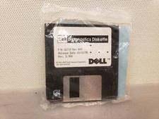 Vintage New Sealed Dell Diagnostics Diskette 3.36A - 3.5