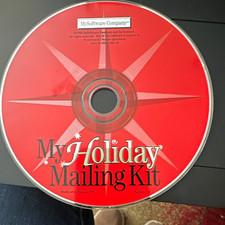 MySoftware Company My Holiday Mailing Kit DTP CD Windows 95 Version 1.0 picture