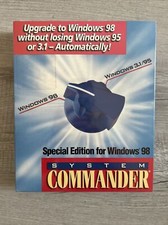 New SYSTEM COMMANDER SPECIAL EDITION FOR WINDOWS 98 Upgrade Windows 95 3.1 Seal picture