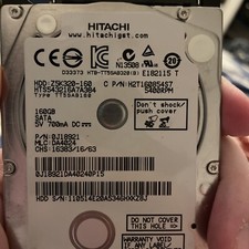 Hitachi Travelstar 5K160 160GB,Internal,5400RPM,2.5