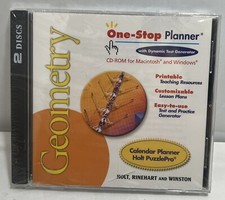 One-Stop Planner Geometry [CD-ROM] Mac & Win Compatible Dynamics Test Generator picture