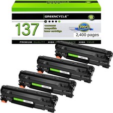 4PK Replacement For Canon 137 9435b001aa Black Toner Cartridge imageCLASS MF236n picture