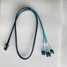 Mini SAS SFF-8087 to 4x SATA Breakout Cable 6Gbps 0.8m High Quality picture