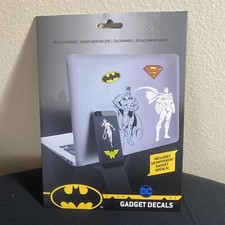 Paladone DC Comics 10 Waterproof Gadget Decals, Superman, Batman, Wonder Woman. picture