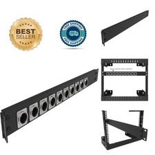 Versatile 12-Port 1U Rack Mount Patch Panel for Streamlined Audio Connections picture