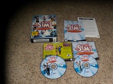 The Sims Deluxe Edition (PC, 2002) Game with box, manual and key picture