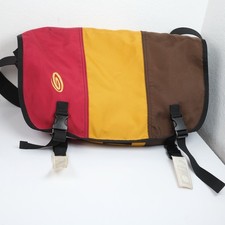 Vintage Timbuk2 Classic Messenger Bag Tri-Panel Red Yellow Brown Y2K Laptop USA picture