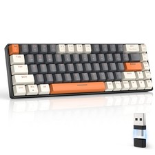 ZIYOU LANG RK68 60% Wireless Mechanical Keyboard, Bluetooth 5.0/2.4Ghz Dual M... picture
