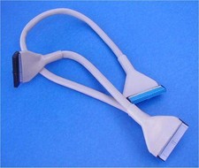 ULTRA ATA133 Round Dual IDE 3 Connector Beige 35-Inch picture