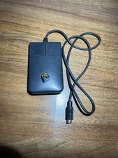 NeXT Part 193 Wired Ball Mouse for N4000A Monitor Non-ADB Mini-DIN Vintage Black picture