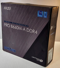 MSI PRO B660M-A DDR4 Motherboard ✅️ Tested & BIOS Updated w/Drivers & I/O Shield picture