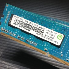 ONE RAMAXEL 4GB 2Rx8 PC3-12800U-11-11-B1 HF RMR5040ED58E9W-1600 PC Memory RAM picture