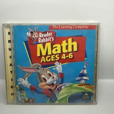 Reader Rabbit Math Ages 4-6 Version 3.0 (CD-ROM, 1998) WINDOWS/MAC Great Disc picture