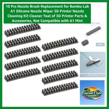 10 Pcs Nozzle Brush Kit for Bambu Lab A1 - Durable Silicone Wiper Tool picture